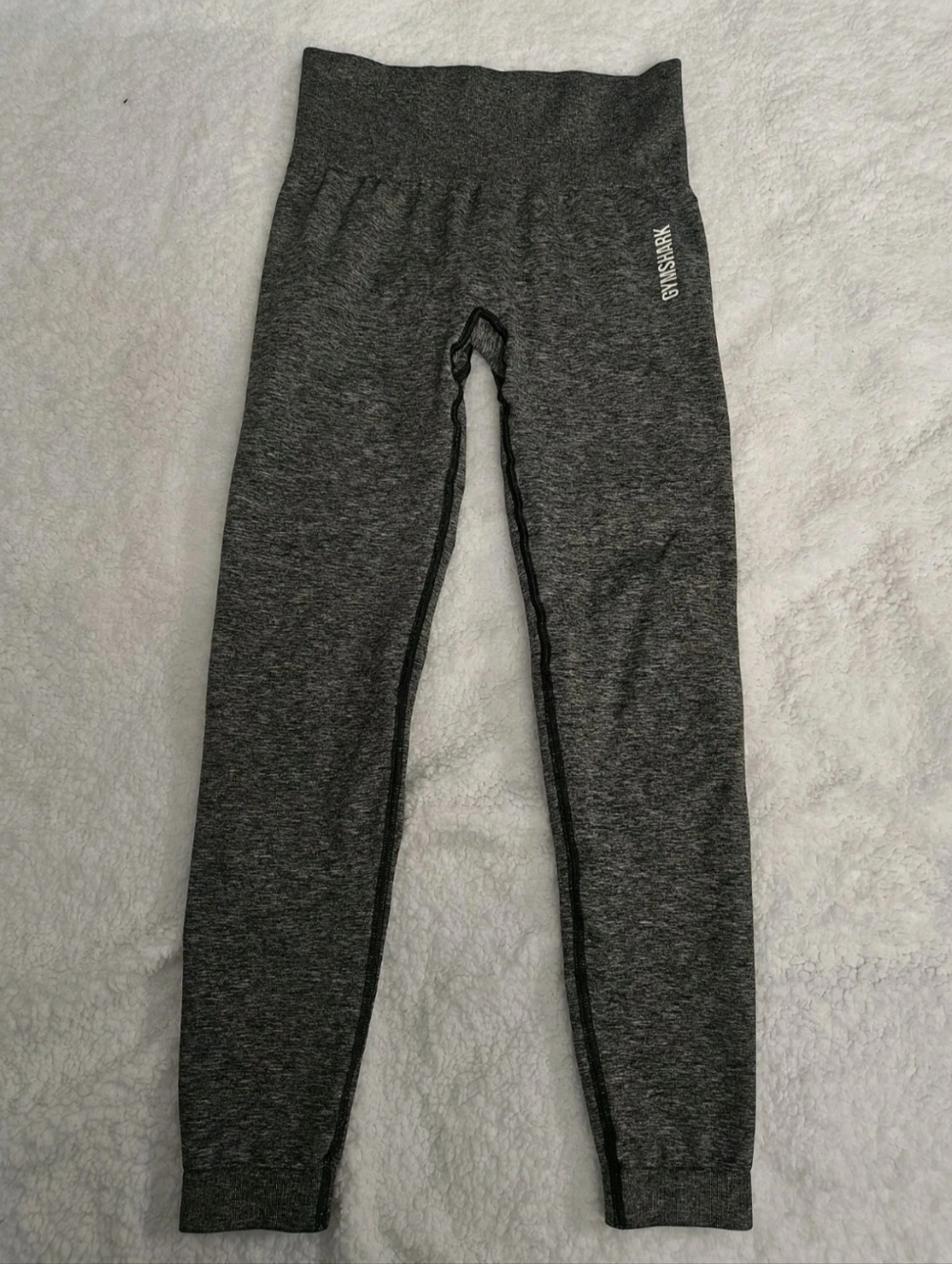 Gymshark Gray Seamless Leggings Size S High Waist Workout Activewear Women
